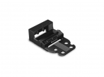 MOUNTING CARRIER - FOR 5-CONDUCTOR TERMINAL BLOCKS - 221 SERIES - 4 mm&sup2; - FOR SCREW MOUNTING - BLACK