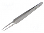 Tweezers | 110mm | for precision works | Blades: narrowed