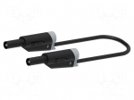 Test lead | 36A | banana plug 4mm,both sides | Urated: 1kV | black
