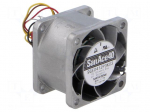 Fan: DC | axial | 12VDC | 40x40x28mm | 45.6m3/h | 58dBA | ball | 16500rpm
