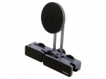 Car holder | grey | mounted on car display