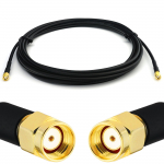 Rangeful RP-SMA Male / RP-SMA Male 30cm RG58/U koaksiaalkaabel RG58-RPSM-RPSM-0.3