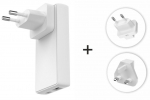 Swissten Travel Charger GaN USB-C / USB 65W