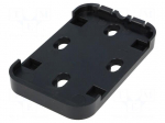 Holder | 95x60mm | ABS | black