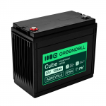 Greencell AGM VRLA 12V 135Ah maintenance-free battery for boats, photovoltaics, solar panels (341x173x287mm)