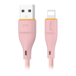 Uued tooted // Kabel USB-A - Lightning Miccell VQ-D06, 2,4A, 1m, r&oacute;żowy