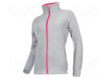 Fleece sweatshirt | Size: XL | gray-pink | women's | 290g/m2