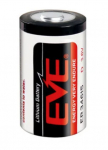 D aku 3,6 V EVE LiSOCl2 ER34615 juhtmega 100 mm pakendis 1 gb.