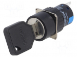 Switch: key switch | Stabl.pos: 2 | Switch.method: ON-OFF | &Oslash;16mm