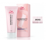 Wella Professionals Shinefinity Zero Lift Glaze 09/65 Pink Shimmer Hair Color Gel 60 ml
