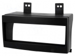 Radio mounting frame | Kia | 1 DIN | black