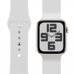 OBAL:ME Silicone Strap for Apple Watch 38-41mm S-M / white