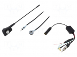 Antenna | AM,DAB,FM | 5m | Colour: black | 5VDC | Kind: RG58 | 15dBi | 50&Omega;