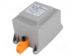 Transformer: mains | 200VA | 400VAC | 24V | Leads: terminal block | IP30