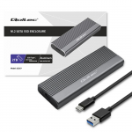 SSD M.2 SATA korpus | alumiinium | NGFF (M.2) | USB-C | SuperSpeed | kuni 2TB | 6Gb/s