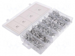 Rivets set | aluminium | 400pcs.