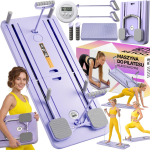 Spordiks ja aktiivseks puhkuseks // Spordikaubad ja varustus // Pilates reformer deska do ćwiczeń wielofunkcyjna 12w1 zestaw do pilatesu - sr341