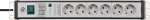 Brennenstuhl 1156057696 power extension 3 m 6 AC outlet(s) Indoor Black, Light grey