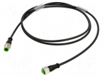 Cable: for sensors/automation | PIN: 4 | 1.5m | 250VDC | 250VAC | 4A