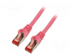 Patch cord | S/FTP | Cat 6 | RJ45 plug,both sides | stranded | CCA