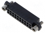 Connector: wire-wire/PCB | plug | female | PIN: 20 | Datamate J-Tek | 3A