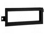 Radio frame | Chrysler,Dodge,Plymouth | 1 DIN | black