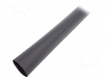 Heat shrink sleeve | glued | 4: 1 | 32mm | L: 1.2m | black | polyolefine
