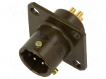 Connector: circular | socket | male | PIN: 4 | PT/451 | 7.5A | 600V | size 8
