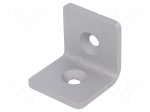 Angle bracket | for profiles | W: 45mm | H: 45mm | L: 45mm | steel