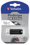 Verbatim Store 'n' Go PinStripe czarny 16GB, USB 3.0 (49316)