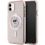 Karl Lagerfeld KLHMN61HFCCNOP IML Choupette MagSafe Hardcase for iPhone 11/XR 6.1" / pink