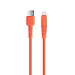 Setty KSA-L-1.5210 datu pārraides un uzlādes vads | USB-A uz Lightning | 10.5W | 1.5m | oranžs