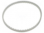 Timing belt | AT10 | W: 10mm | H: 5mm | Lw: 560mm | Tooth height: 2.5mm