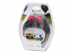 TV, SAT, HDMI, DVI kaablid ja tarvikud // HDMI, DVI, AUDIO &uuml;henduskaablid ja tarvikud // 92-057# Przyłącze hdmi-hdmi red 4k 5.0m proste