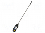Thermoanemometer | LCD 2" | Velocity measuring range: 0&divide;30m/s
