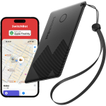 SwitchBot Smart Airtag Wallet Tracker Card Black