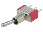 Switch: toggle | Pos: 2 | SPDT | ON-ON | 5A/125VAC | 5A/28VDC | -30&divide;85&deg;C