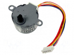 Motor: DC | stepper,unipolar | 5&divide;12VDC | step 5,6&deg; | IP50 | Trans: 1: 64