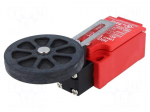 Limit switch | adjustable lever R 31-65mm, rubber roller&Oslash;50mm