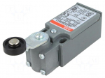 Limit switch | lever R 26,5mm, plastic roller &Oslash;18mm | NO + NC