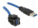 USB module | Keystone | USB A socket,USB A plug | USB 3.0 | push-in