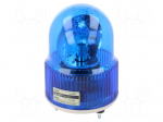 Signaller: lighting | rotating light | blue | Series: S125 | 24VDC