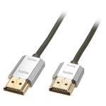 LINDY HDMI k&otilde;rge kiirusega kaabel CROMO Slim Ethernet A/A 3m