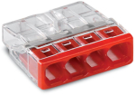 Szybkozłączka DRUT 4x 0,5-2,5mm2 WAGO 2273-204 (Paczka 100szt.)