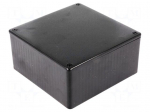 Enclosure: multipurpose | X: 120mm | Y: 120mm | Z: 59mm | 1591 | ABS | black