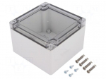 Enclosure: multipurpose | X: 122mm | Y: 124mm | Z: 85mm | TG ABS | ABS