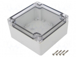 Enclosure: multipurpose | X: 120mm | Y: 120mm | Z: 60mm | ZP | ABS | IK07