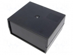 Enclosure: with panel | X: 120mm | Y: 100mm | Z: 56mm | ABS | black