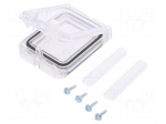 Inspection windows | 78x60x15mm | IP65 | on hinged