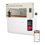 Other small household appliances Mill  Mill Invisible Smart WiFi Heater  PA1500WIFI4  Panel Heater  1500 W  Suitable for rooms up to 18-22 m  White  IPX4